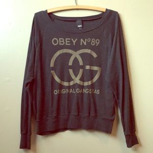OBEY Scoop Neck Sweater